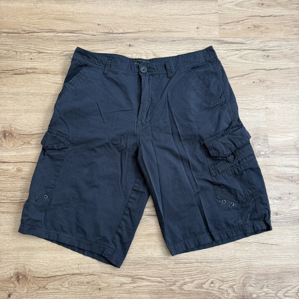 Vintage Y2K No Fear Shorts Size 32 Black